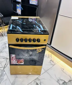 Energy Sufficient VolcanoOven and Grill 4 Gas Cooker,Yellow