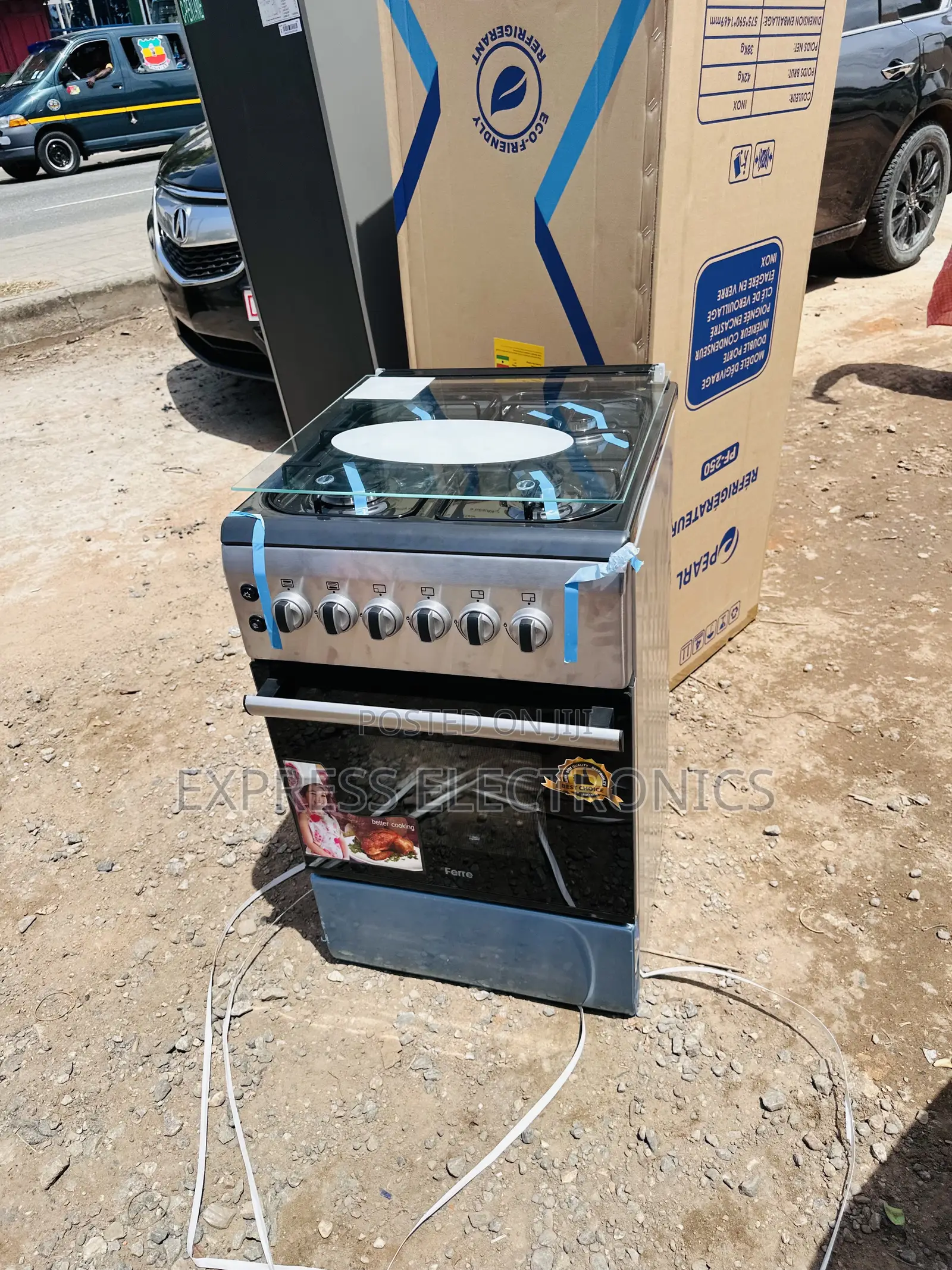 Ferre Gas Cooker Oven 4burner Gas Grill 50/60