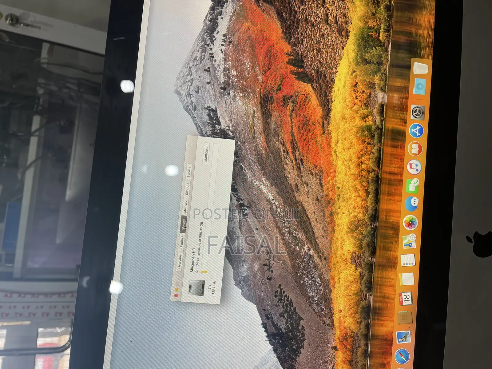 Desktop Computer Apple iMac 8GB Intel Core I5 HDD 1T
