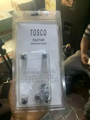 4 Tosco Chrome Bass Tuners Tuning Pegs Clover Genuine