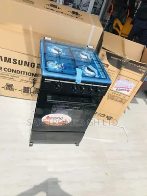 Oven With Grill 4 Gas Cooker Automatic Ignition 50x50 Chigo