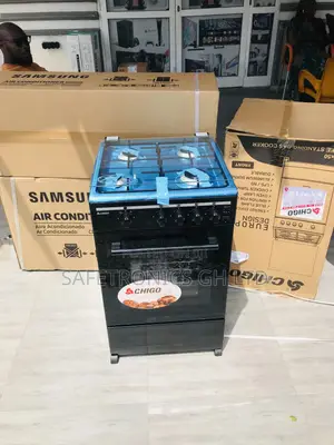 4 Gas Burner Oven With Grill 50x50 Automatic Ignition Chigo