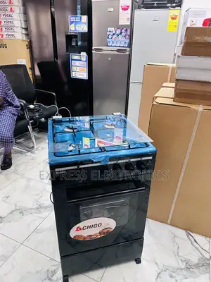 SPECTACULAR DESIGN Chigo 4burner 50/50 Oven Grill