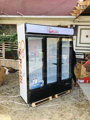 Affordable Pearl PVC-150 Glass 3 Doors Display Fridge