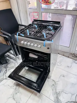 Grey 60/60 4burner Gas Ferre Stove Grill Rotisserie Oven