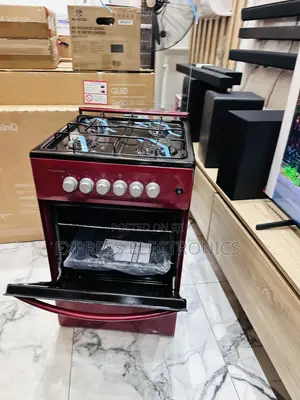 Better New Red Volcano Gas Cooker Oven Grill 4burner 50/50