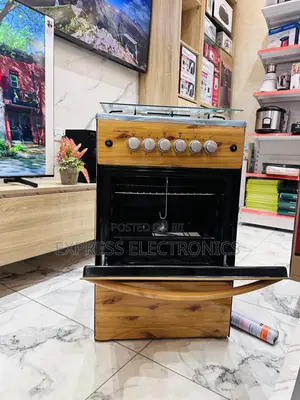 Wooden Like Gas Stove Grill 4burner 50/50