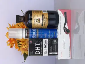 Kirkland Foam + DHT Blocker +Roler + Castor Oil for Hairline