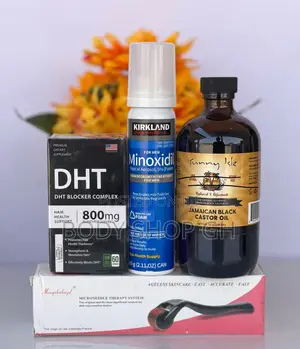 Hairline Set / Minoxidil Foam + DHT Blocker + Roller + Jbco