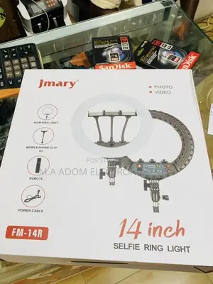 Jmary 14 Inch Video and Photo Selfie Light(Black).