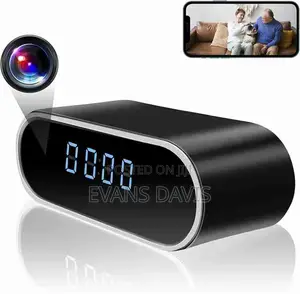 Hd Wifi Table Hidden/Spy Clock Camera