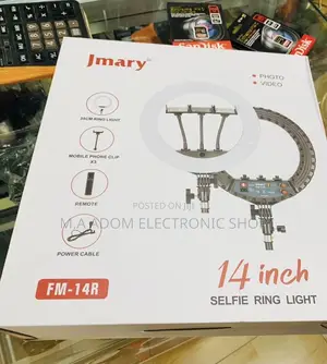 Energy Sufficient Jmary 14” Photo Video Selfie Ringlight.