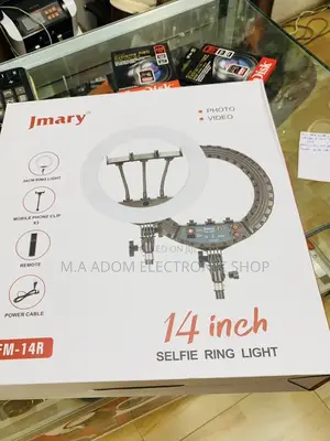 Affordable Jmary 14” Photo and Video Selfie Ringlight.