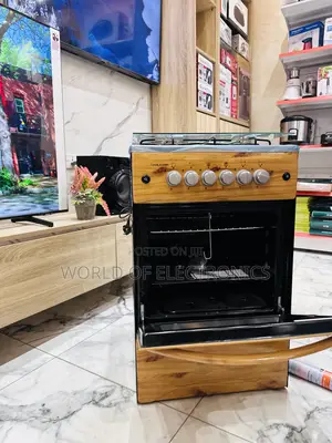 Woodwn Like Gas Cooker Oven Grill Rotisserie 4burner 50/50