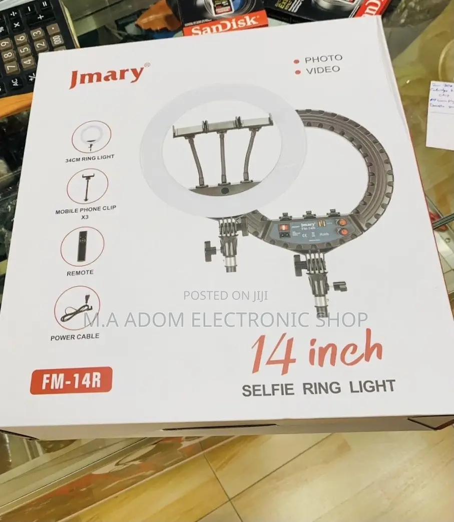 Energy Efficient Jmary 14” Photo Video Selfie Ringlight