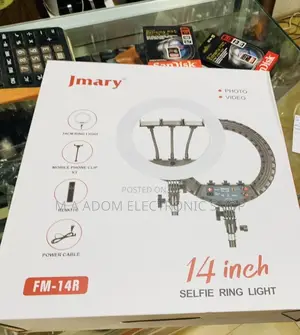 Classic Design Jmary 14” Photo and Video Selfie Ringlight.