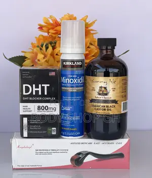 Baldness Regrowth Set - Kirkland Foam + Roller, Jbco + DHT