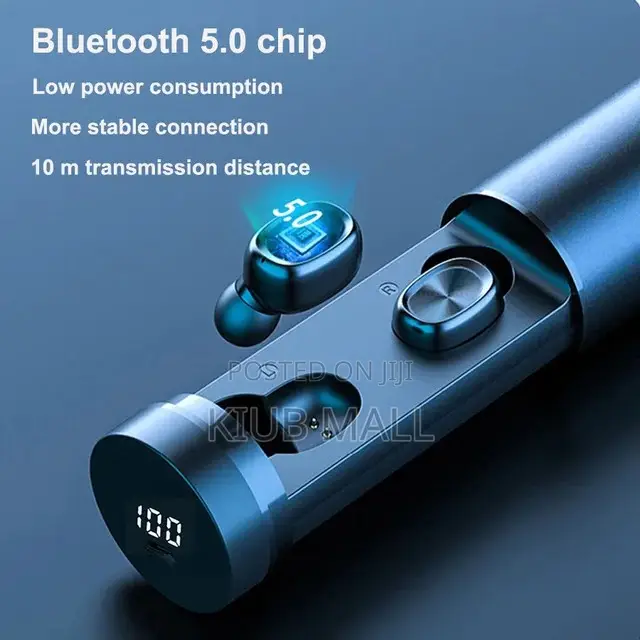 TWS Ear Bud With White