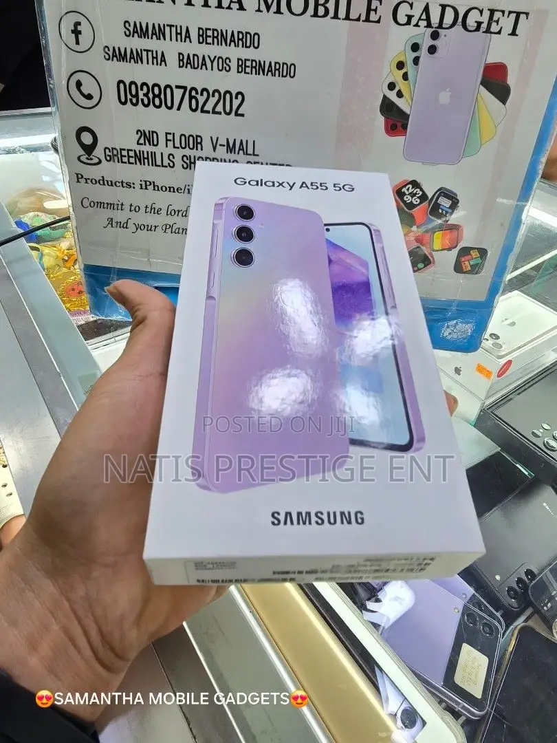 New Samsung Galaxy A55 256 GB Purple