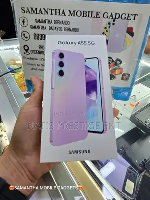 New Samsung Galaxy A55 256 GB Purple