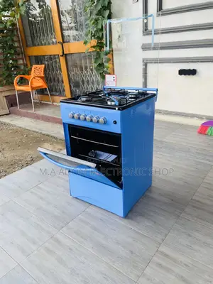 Shop Authentic Volcano 50x50 4 Gas Burner With Oven(Blue).