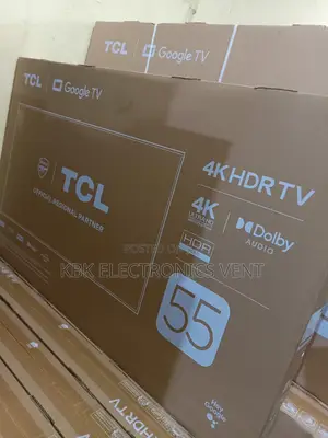 TCL 55" Smart Android Uhd Flameless Digital Led Tv