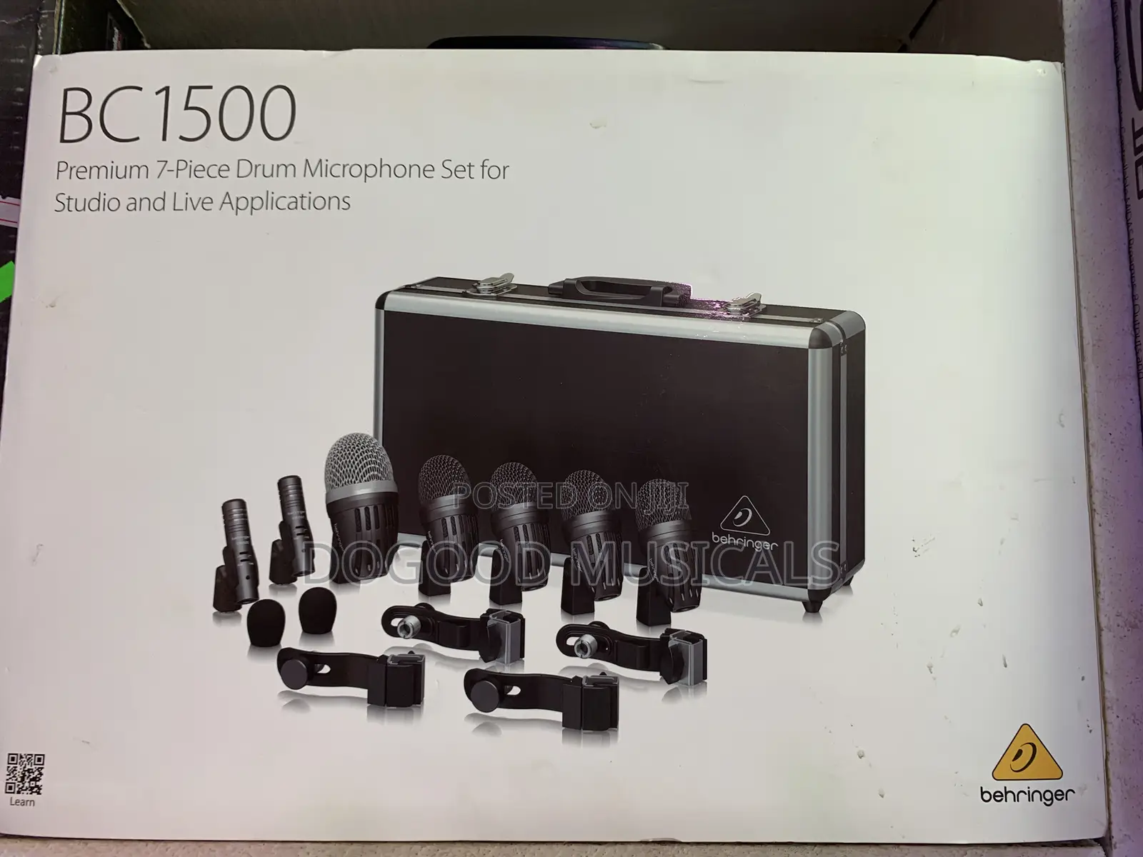 Behringer Bc-1500 Premium 7-Piece Drum Microphone Set