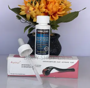 Original Kirkland Minoxidil + Roller for Beard and Hairline