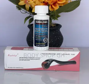 Hairline Regrowth Set - Kirkland Minoxidil + Derma Roller