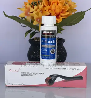 Derma Roller + Kirkland Minoxidil Beard Booster Pack
