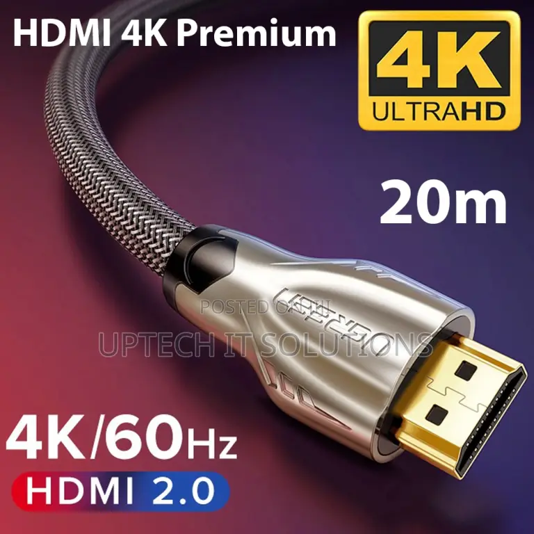 Hdmi Cable 20m Meters Support Ultra Hd High Speed