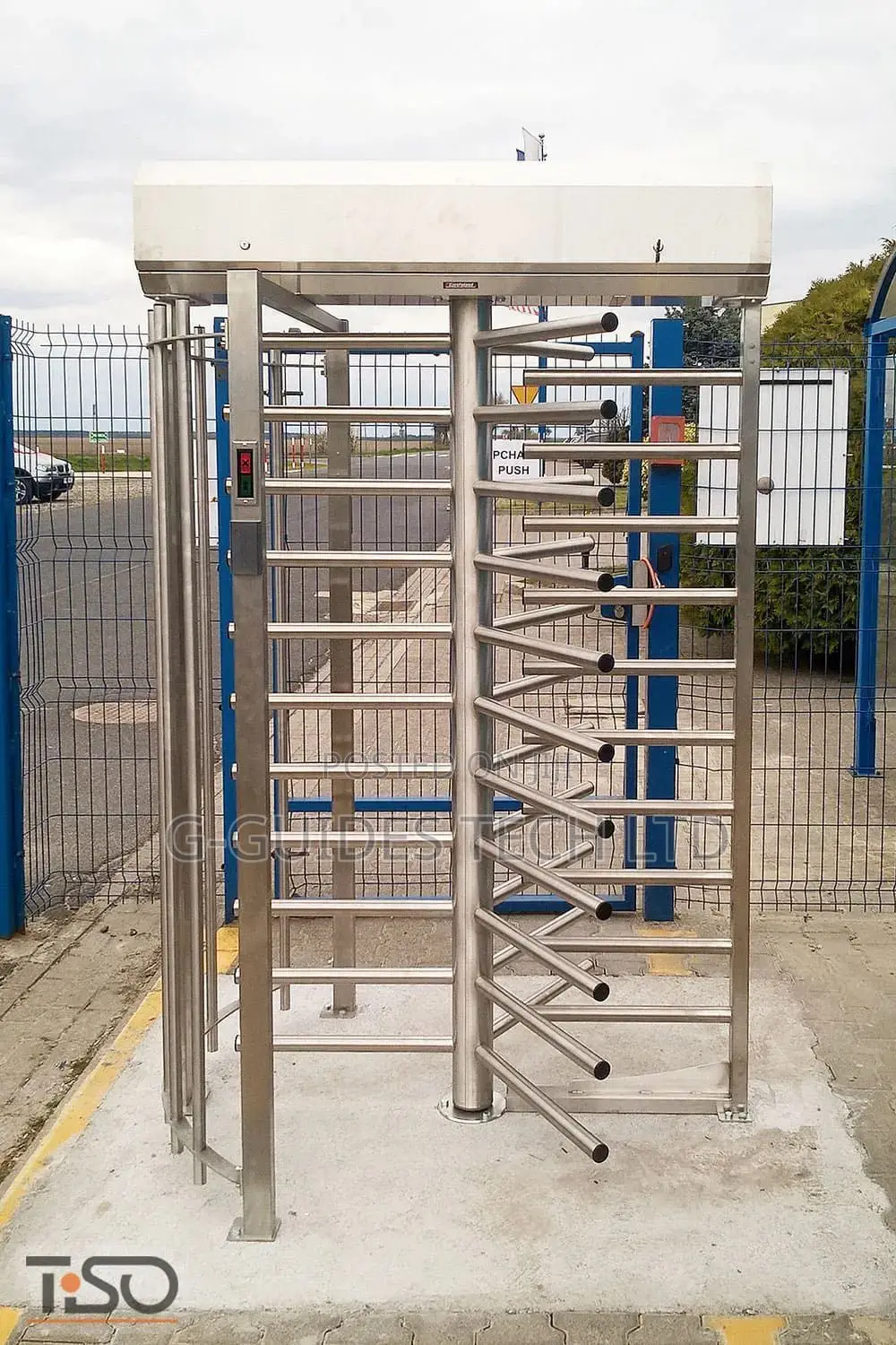 Zkteco Fht2422 Full Height Turnstile With Fingerprint And Rfid