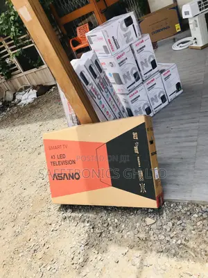 Sealed 43 Inches Smart Asano Black Glossy Led Tv