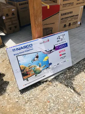 43 Inches Black Glossy Smart Nasco Led Tv