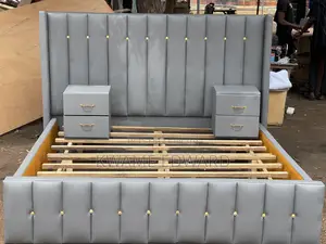Queen Size Bed Frame With Side Drawer