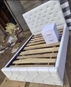 Double Bedframe With Side Drawer
