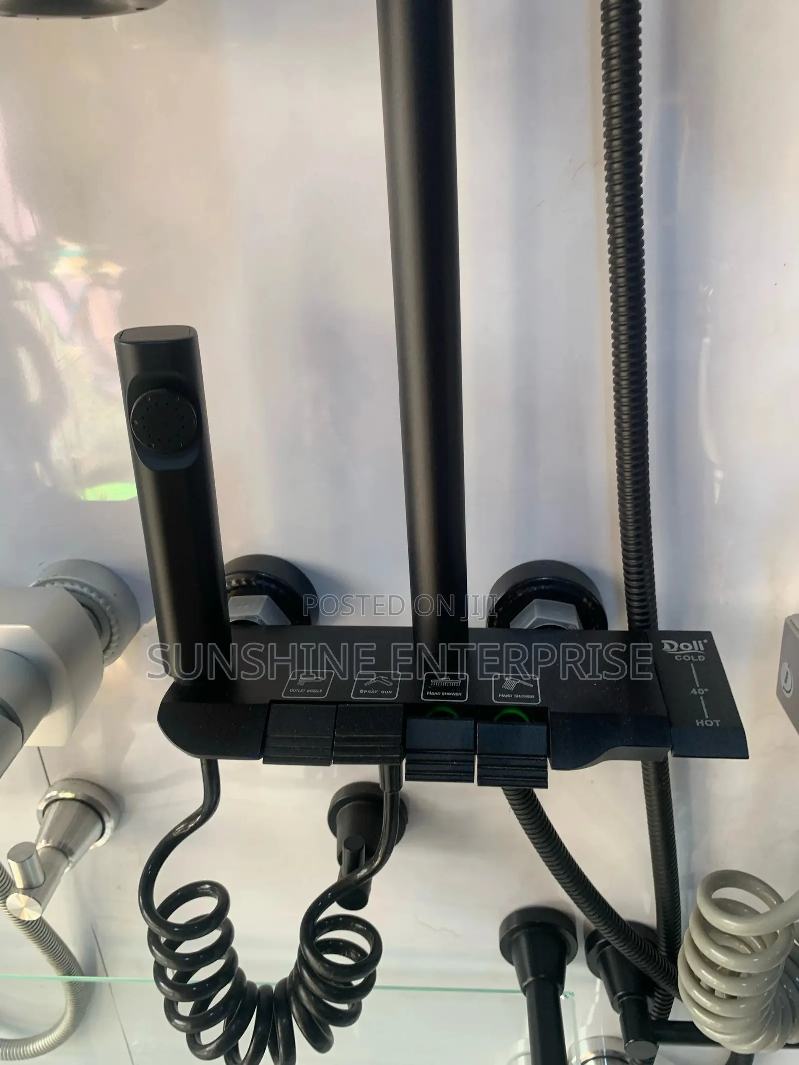 All Black 4in1 Shower