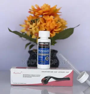 Beard Growth Pack - Kirkland Minoxidil + Derma Roller