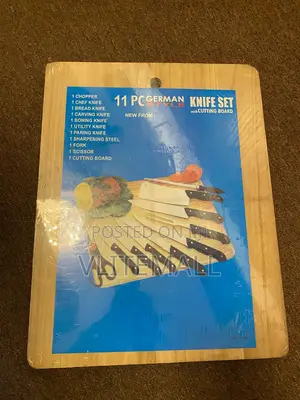 Knife Set With Cutting Board