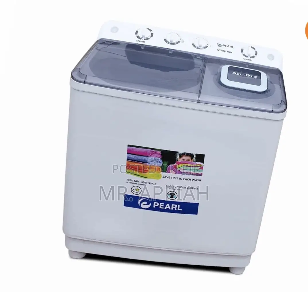 Twin Tub Pearl 10kg Top Load Electric Washing Machine.