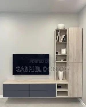 Quality and Affordable Wooden TV Stand With Shelves