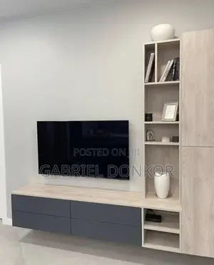 Quality and Affordable Wooden TV Stand With Shelves