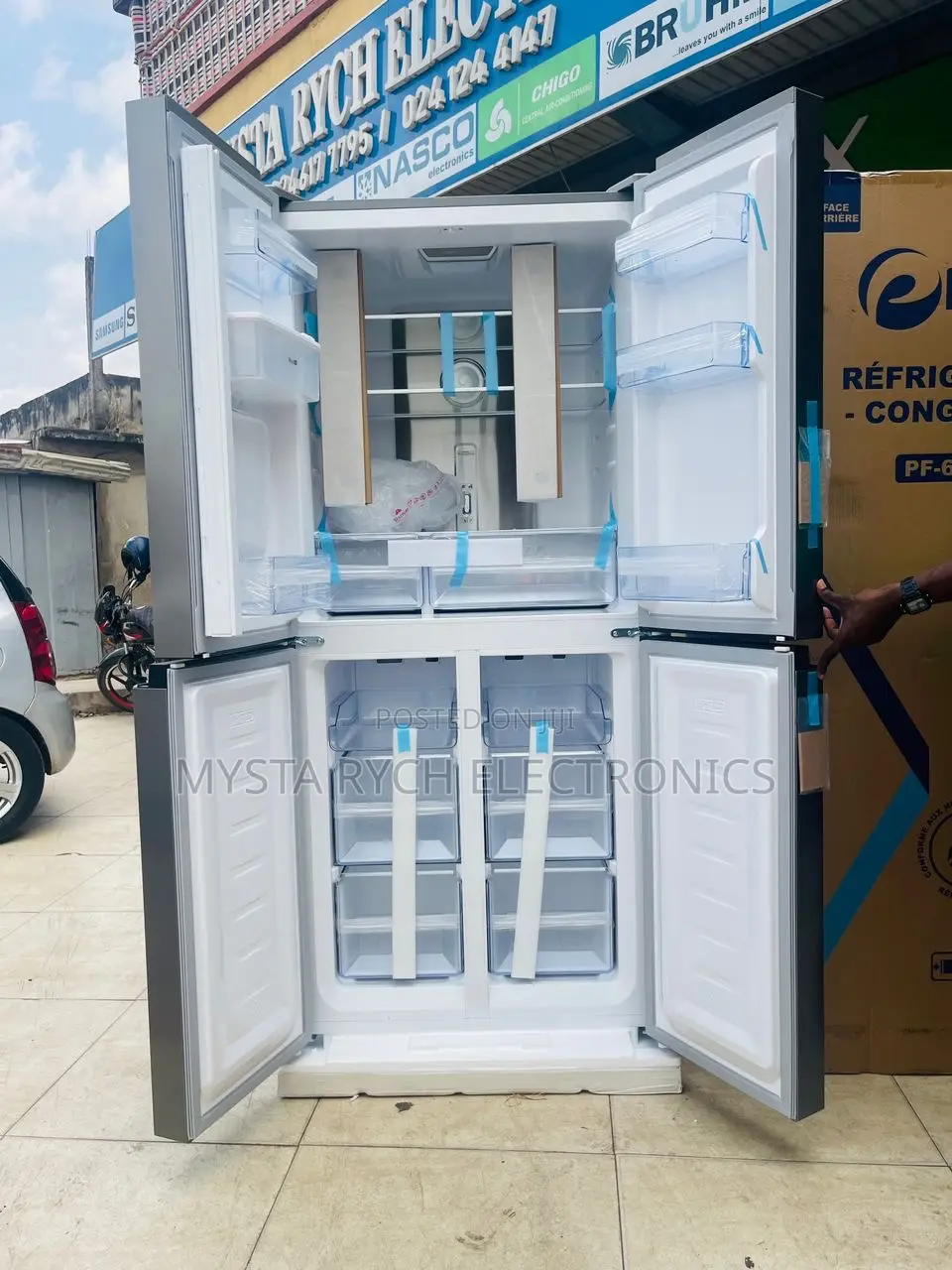 PEARL Side by Side Fridge - 2024 New