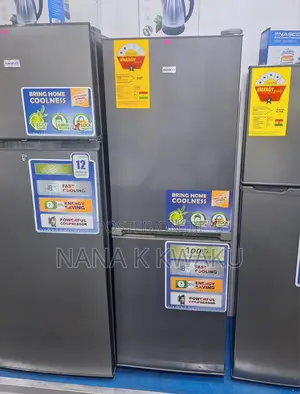 Nasco Nasd2-22kd Double Door Fridge With Bottom Freezer