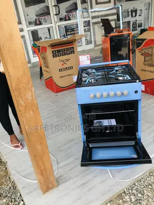 4 Gas Blue 50x50 Oven With Grill Volcano Glass Lid Cooker