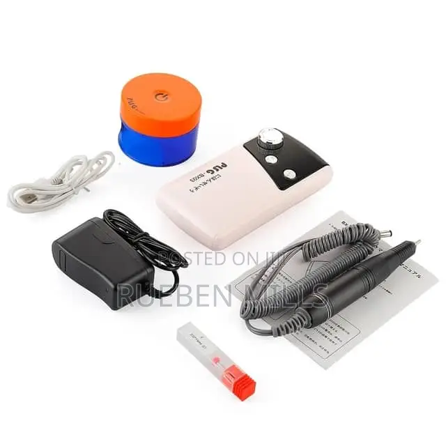 Chargeable Nail Drill File Machine With LED Nail Dryer Lamp
