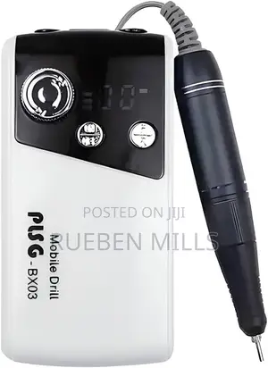 Chargeable Nail Drill File Machine With LED Nail Dryer Lamp