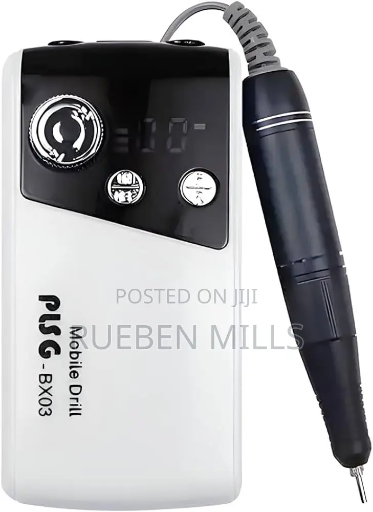 Chargeable Nail Drill File Machine With LED Nail Dryer Lamp