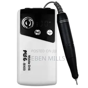 Chargeable Nail Drill File Machine With LED Nail Dryer Lamp