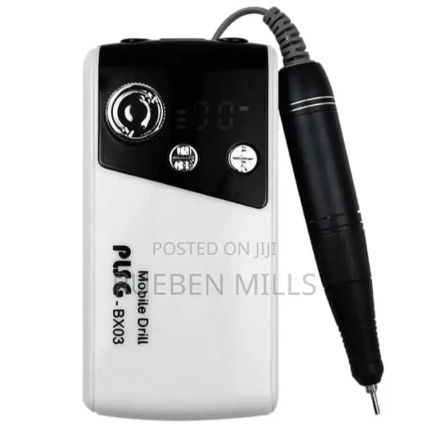 Chargeable Nail Drill File Machine With LED Nail Dryer Lamp